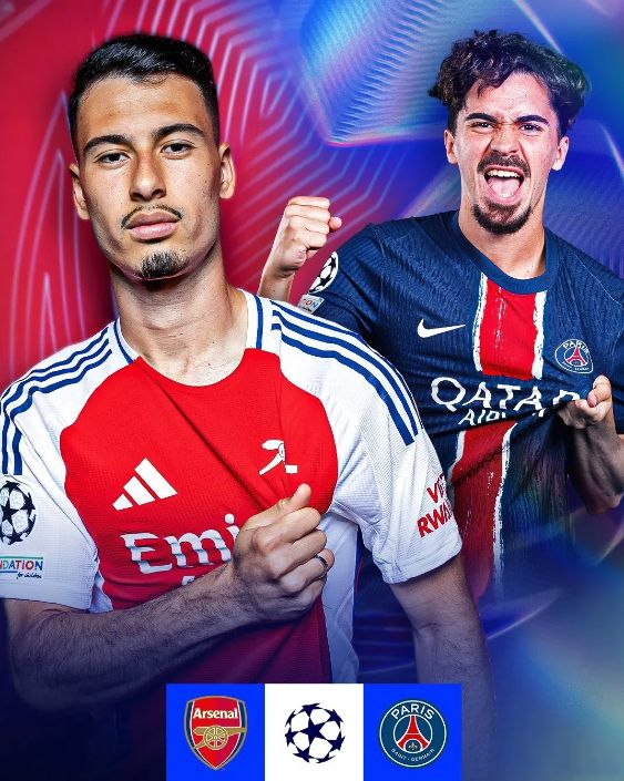 巴黎1-0阿森纳！下场打平=进欧冠决赛 登贝莱闪击 梅里诺破门被吹