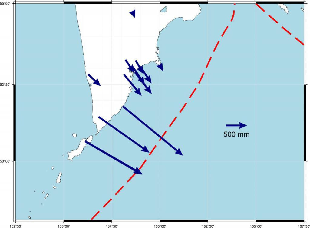 堪察加半岛强震引发地壳剧烈移动，南部陆地向东南位移近两米｜震级达8.7创近70年新高