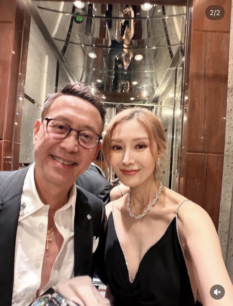 李嘉欣露背长裙亮相婚宴气质出众！与吴婉芳同桌成焦点，后者盘发配翡翠优雅抢镜